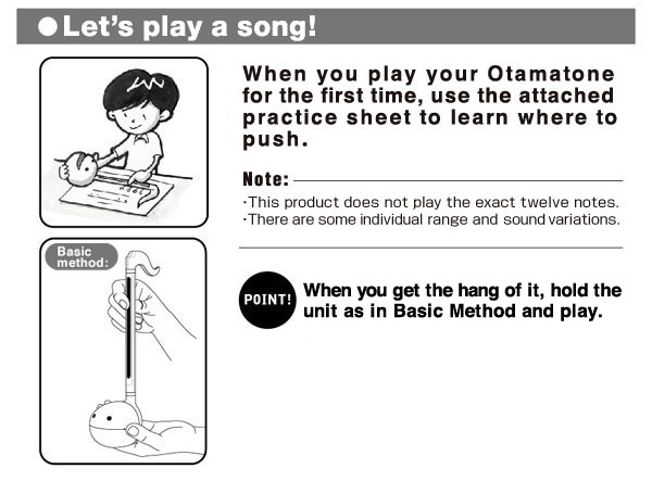 Otamatone Note Chart